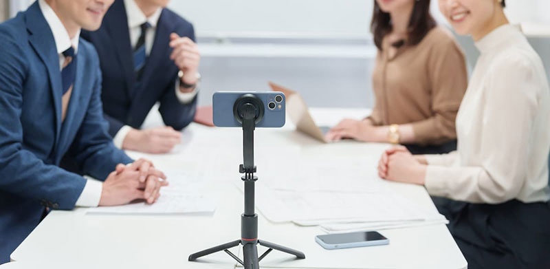 建設ICTで会議を効率化している様子