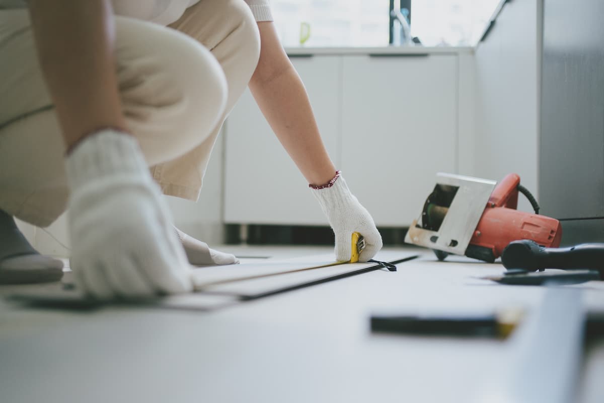 積算見積後にリフォームを進める様子